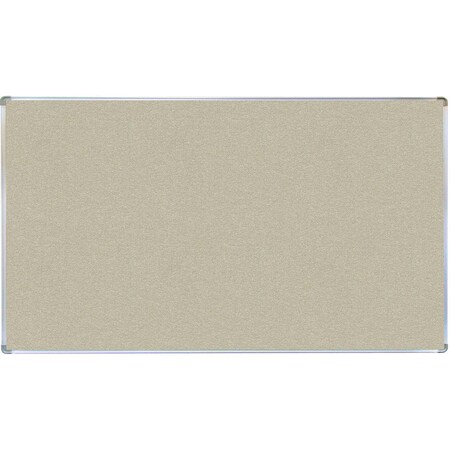 Aarco VIC Cork Bulletin Board with Euroframe Design 48"x96" Oyster Shell ERC4896206